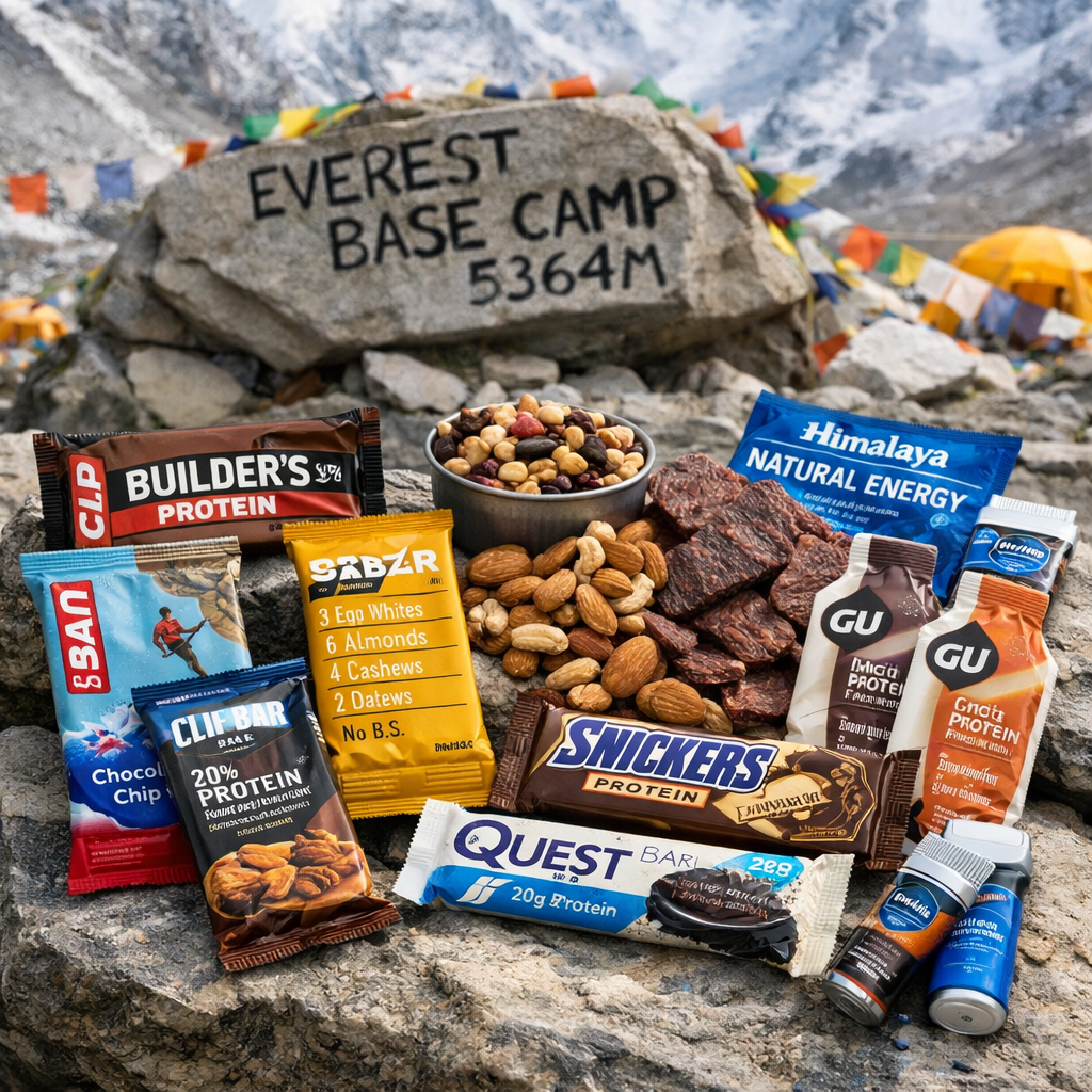 Snacks in everest base camp trek