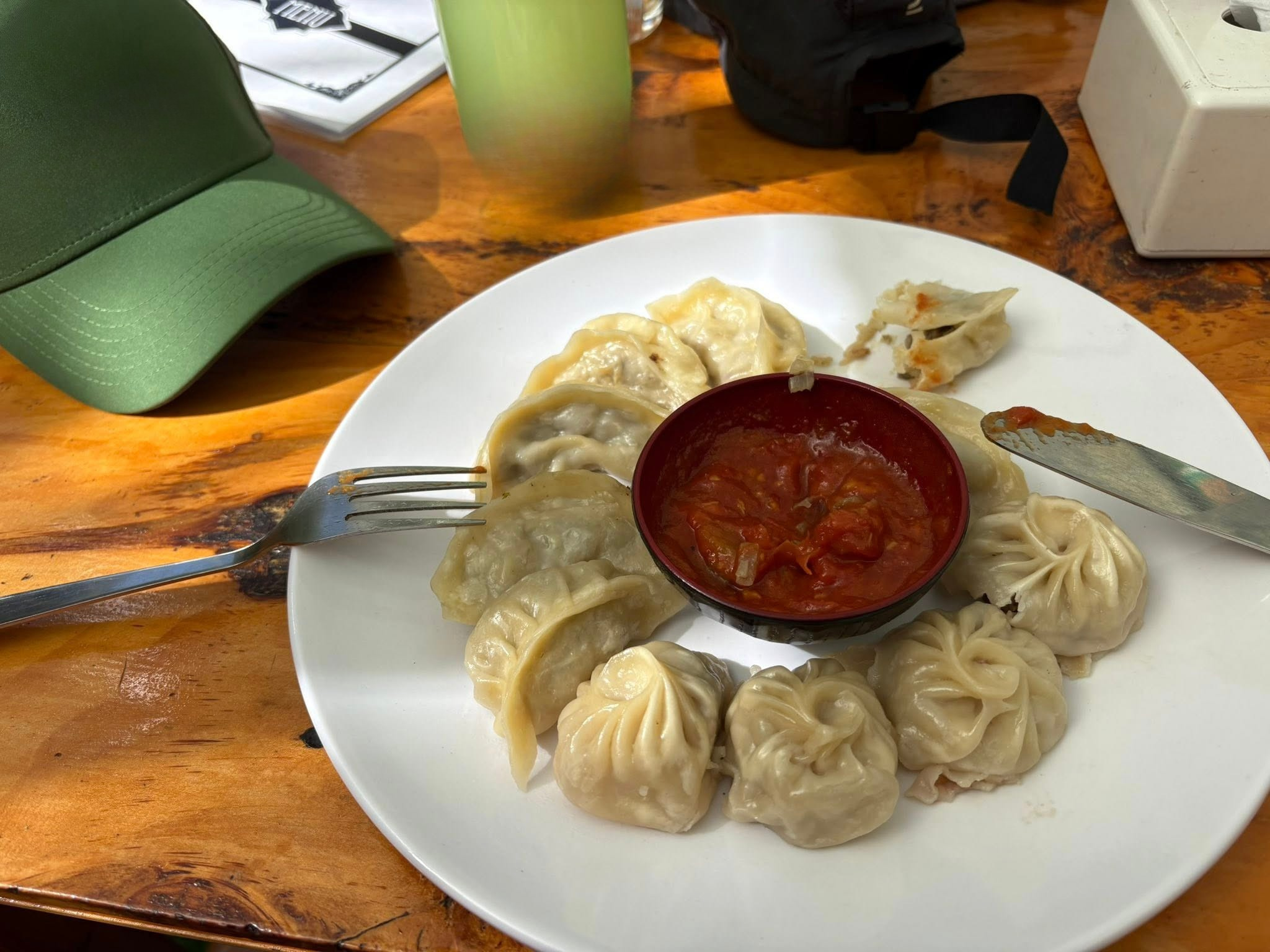 Momo in everest base camp trek